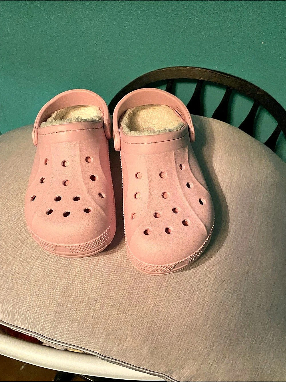 Crocs Classic Lined Clog Pink Fleece-Lined